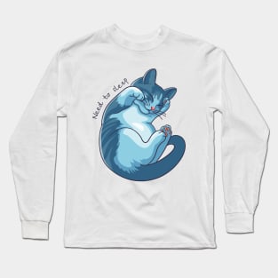 sleeping kitten Long Sleeve T-Shirt